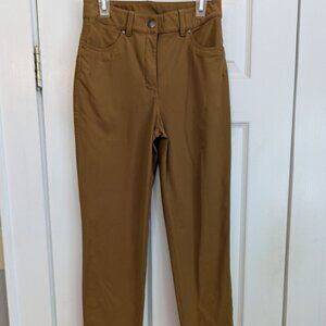 Lululemon ladies slim fit 5 pocket pants, size 2